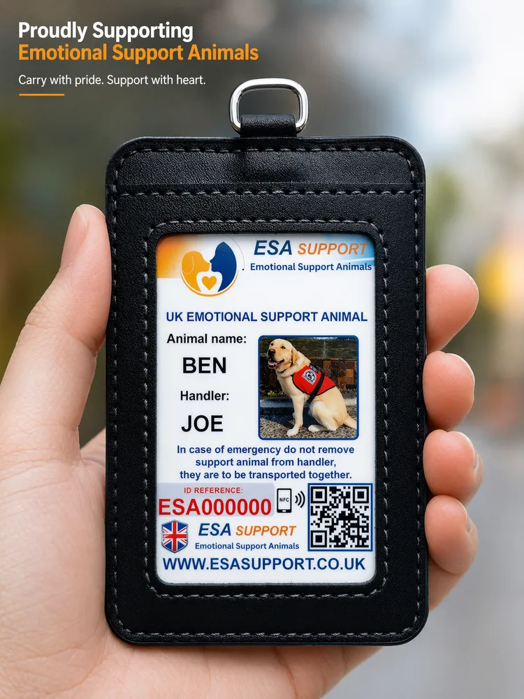 ESA Support animal ID card